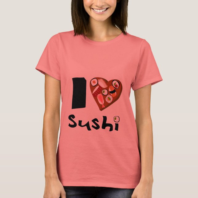 Camiseta camisetailovesushi (Anverso)