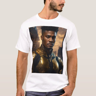 Camiseta "Camisetas futuristas espirales de guerreros - neg