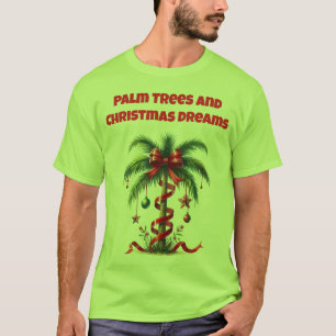 Camiseta - Camisetas Navideñas Tropicales para Fam