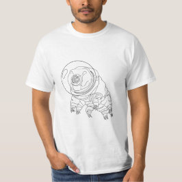 Camiseta Camisetas, nerd de oso de agua para hombres