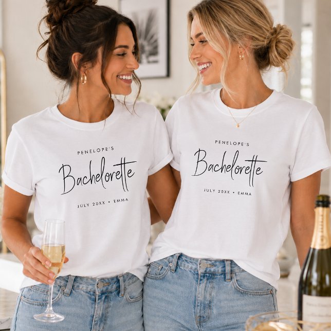 Camiseta | Camisetas Personalizadas para Fin de Se (Personalized bachelorette T shirts for bridal weekends, girls trips, and matching party photos)