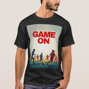 Camiseta "Camisetas Retro Vintage Fútbol 'Game On'"