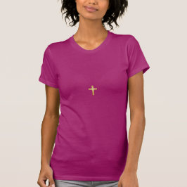 Camiseta Camisetas-Tops para adultos que cruzan la fe—XS-XL