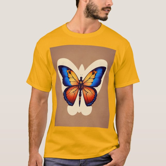 Camiseta "Camisetas únicas de diseño de mariposa | Hermoso  (Anverso)