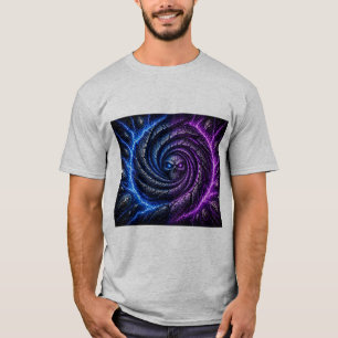 Camiseta CamisetaT-ShirtFuego vs Hielo Cráneo Vórtice Ilusi