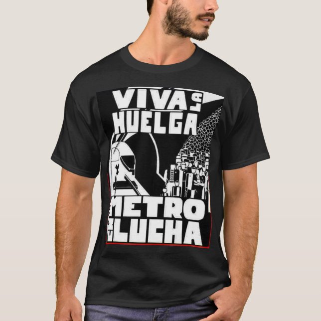 Camiseta camisetta del huelga del la del viva (camiseta) (Anverso)