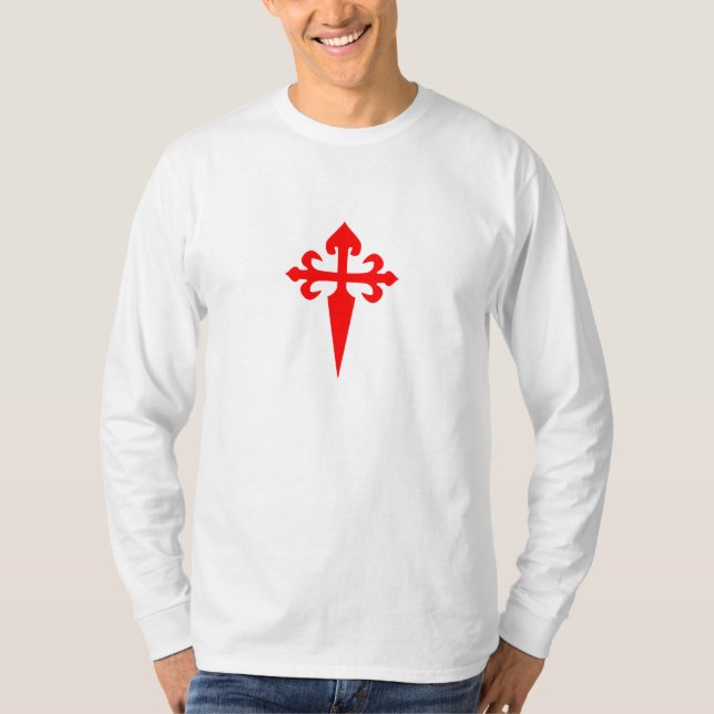 Camiseta Camisia Catholica Militariae Crucis S. Jacob (Anverso)