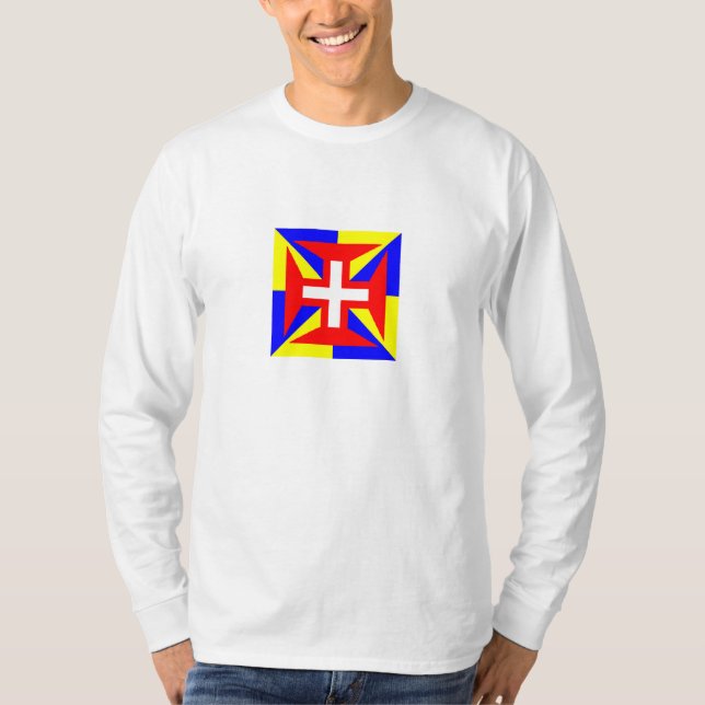 Camiseta Camisia Longa Alba de Suprema Militia Christi (Anverso)