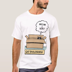 Camiseta Camisón casual de la filosofía del gato