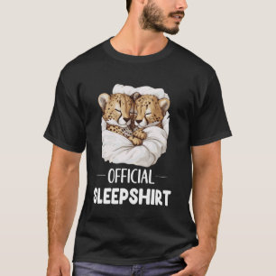 Camiseta Camisón Oficial Amantes Animales Guepardo Durmiend