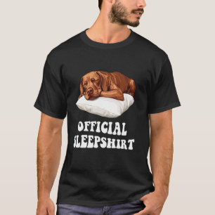 Camiseta Camisón Oficial De Vizsla Para Amantes De Perros