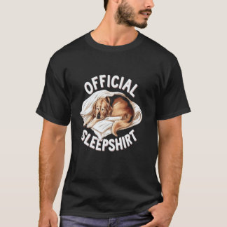 Camiseta Camisón Oficial Golden Retriever Dog Mama Paja