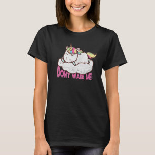 Camiseta Camisón Unicornio que se Levanta Tarde No me despi