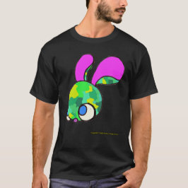 Camiseta Camo Bunny en un negro