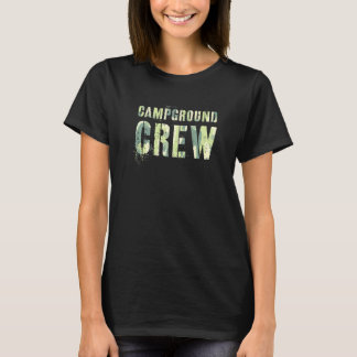 Camiseta Camo Campground Crew Presentador Consejero de Vera