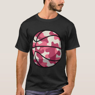 Camiseta Camo de baloncesto rosa - Baloncesto de camuflaje 
