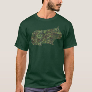 Camiseta Camo de hámster militar para hombres Mascotas de r