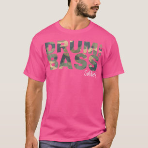 Camiseta Camo De Música De La Jungla De Dnb, Soldado De Bas