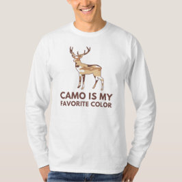 Camiseta Camo es mi color favorito | Caza de venados