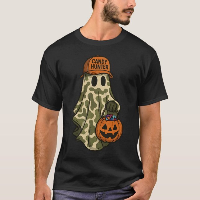 Camiseta Camo Ghost Candy Hunter (Anverso)
