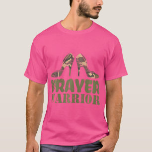 Camiseta Camo Heels Oración Guerrero Fe Dios Jesús Cristian