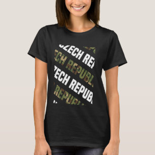 Camiseta Camo Pattern Green Camoufling de la República Chec