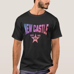 Camiseta Camo Souvenir USA Star New Castle Delaware