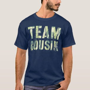 Camiseta Camo TEAM COUSIN Funny Abuela Reeducación