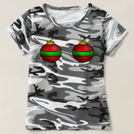 Camiseta Camo Xmas Ornament T-Shirt