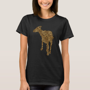 Camiseta Camois Leopard Print Goat Antelope Animal Women