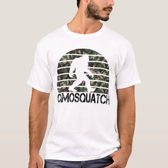 Camiseta Camosquatch Funny Bigfoot (Anverso)