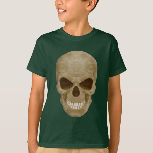 Camiseta Camouflage Skull Shirt (Anverso)