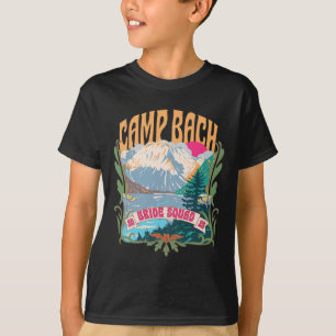 Camiseta Camp Bach 2025 Bride Squad Camping Retro Bachelore