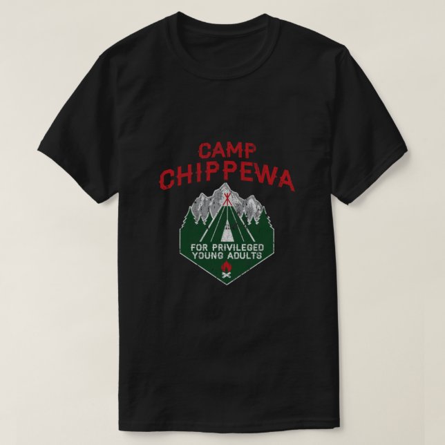 Camiseta Camp Chippewa - Los valores de la familia de Addam (Diseño del anverso)