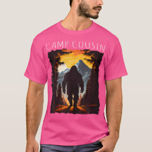 Camiseta Camp Cousin Montañas de Camping para Paseos en Big