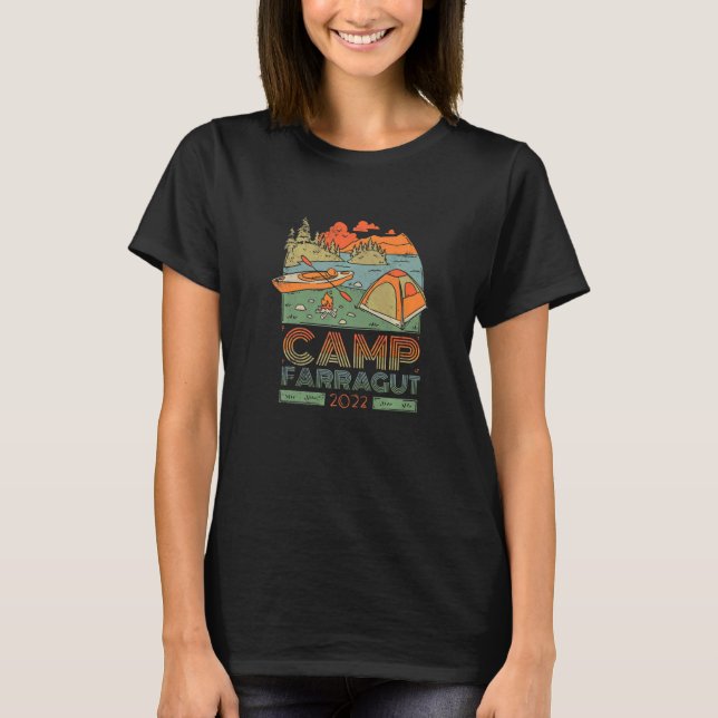 Camiseta Camp Farragut Sandpoint Idaho (Anverso)