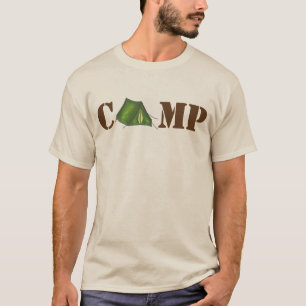 Camiseta CAMP Green Summer Camping Tee Woods