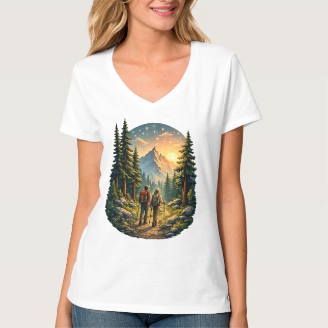 Camiseta Camp Life Feels Right – Sunlit Path Tee USA (Anverso)