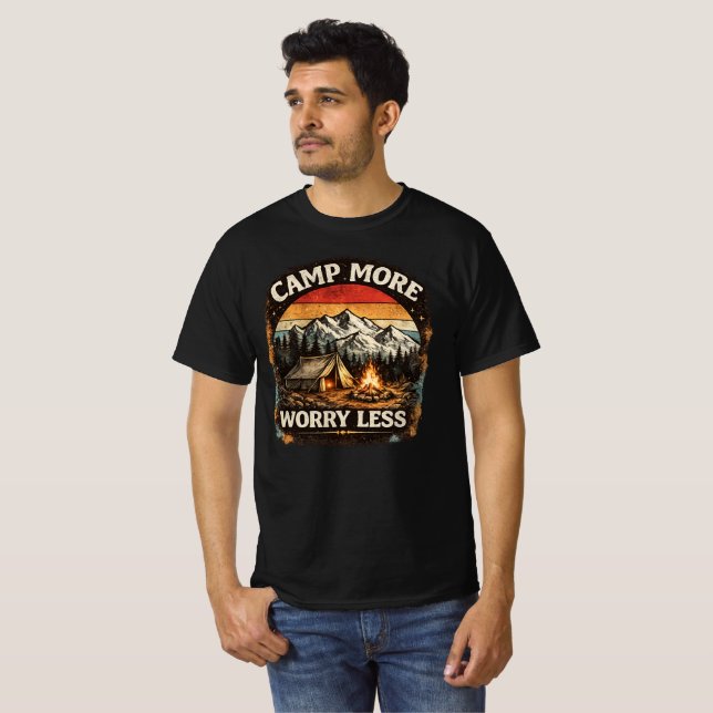 Camiseta Camp More Worry Less  (Anverso completo)