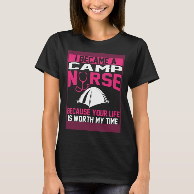 Camiseta Camp Nurse Apparel  Unique Nurses (Anverso)