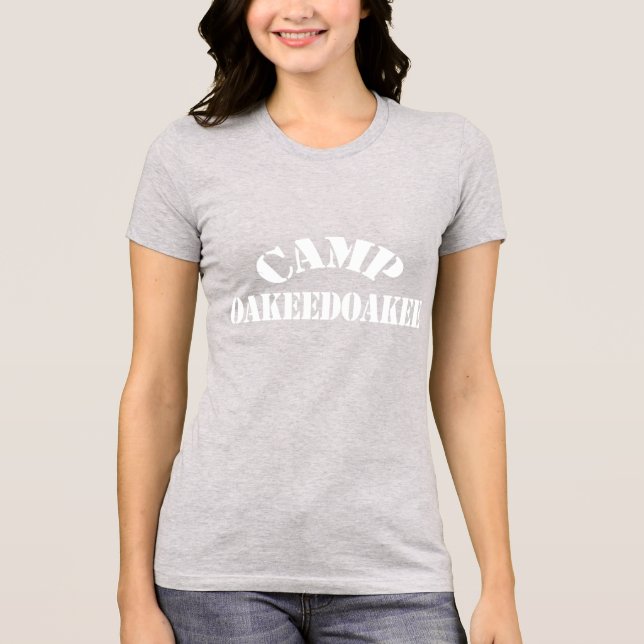 Camiseta Camp Oakeedoakee (Anverso)