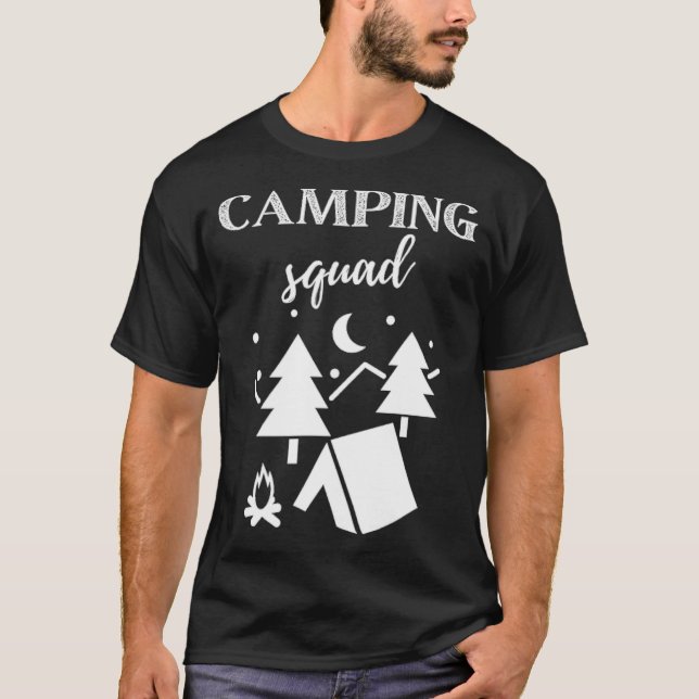 Camiseta Camp Squad  shirt, Camping , Camper bff couple s d (Anverso)