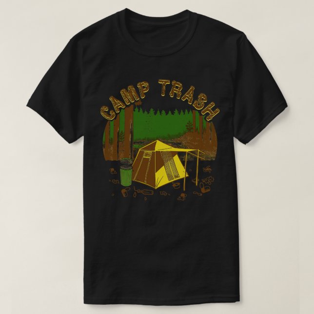 Camiseta Camp Trash Stuart Larkin Mad TV (Diseño del anverso)