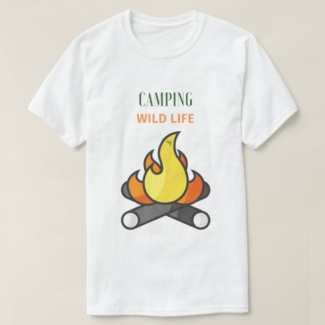 Camiseta Campamento (Diseño del anverso)