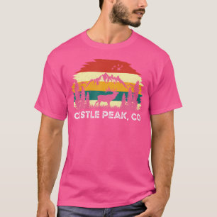 Camiseta Campamento al aire libre de Castle Peak Co Mountai