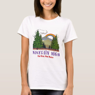 Camiseta Campamento alto de las montañas femeninas de 2000