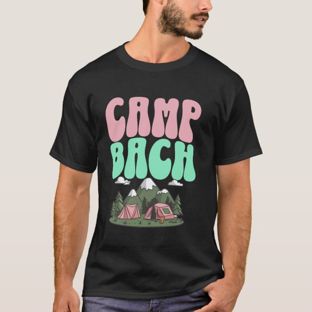 Camiseta Campamento Bach Bride Despedida de soltera Camping (Anverso)