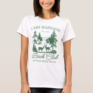 Camiseta Campamento Bachelorette Camping El Último Camino D