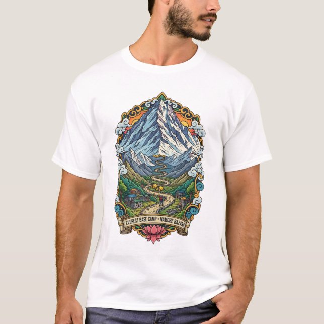 CAMISETA CAMPAMENTO BASE DEL EVEREST (Anverso)