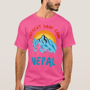Camiseta Campamento base Everest Nepal Montañas de Senderis